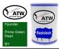 Preview: Hyundai, Prime Green Pearl, BY: 500ml Lackdose, von ATW Autoteile West.